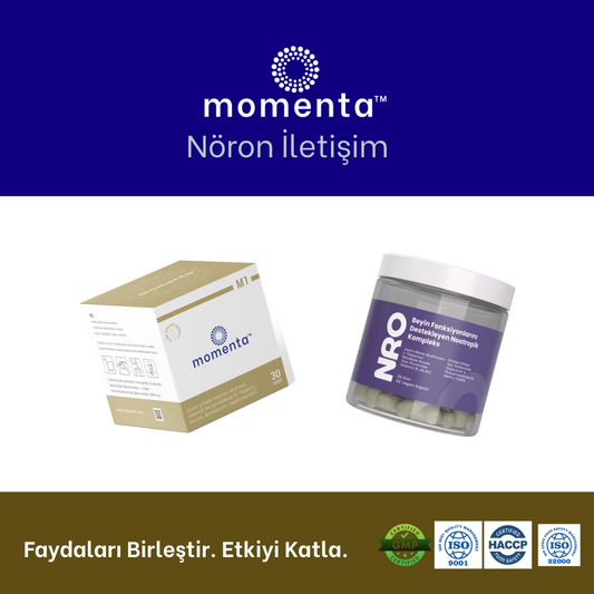 Nöron İletişim Paketi |Zihinsel Aktivitenin Başlangıcını ve Sürekliliğini Desteklemek Üzere Tasarlanmış, Nootropik Odak Altyapısı ile Tamamlanan Sinerjik Kombinasyon.