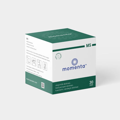 Momenta M5 | Akgünlük, Kuersetin, Kedi Pençesi, Zerdeçal | Eklem Sağlığı ve Anti-inflamatuar Destek Kompleksi-15 Gün 30 Saşe