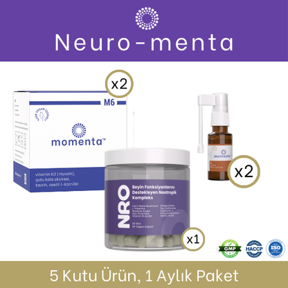 Neuro-Menta 1 Aylık Zihinsel Performans Paketi