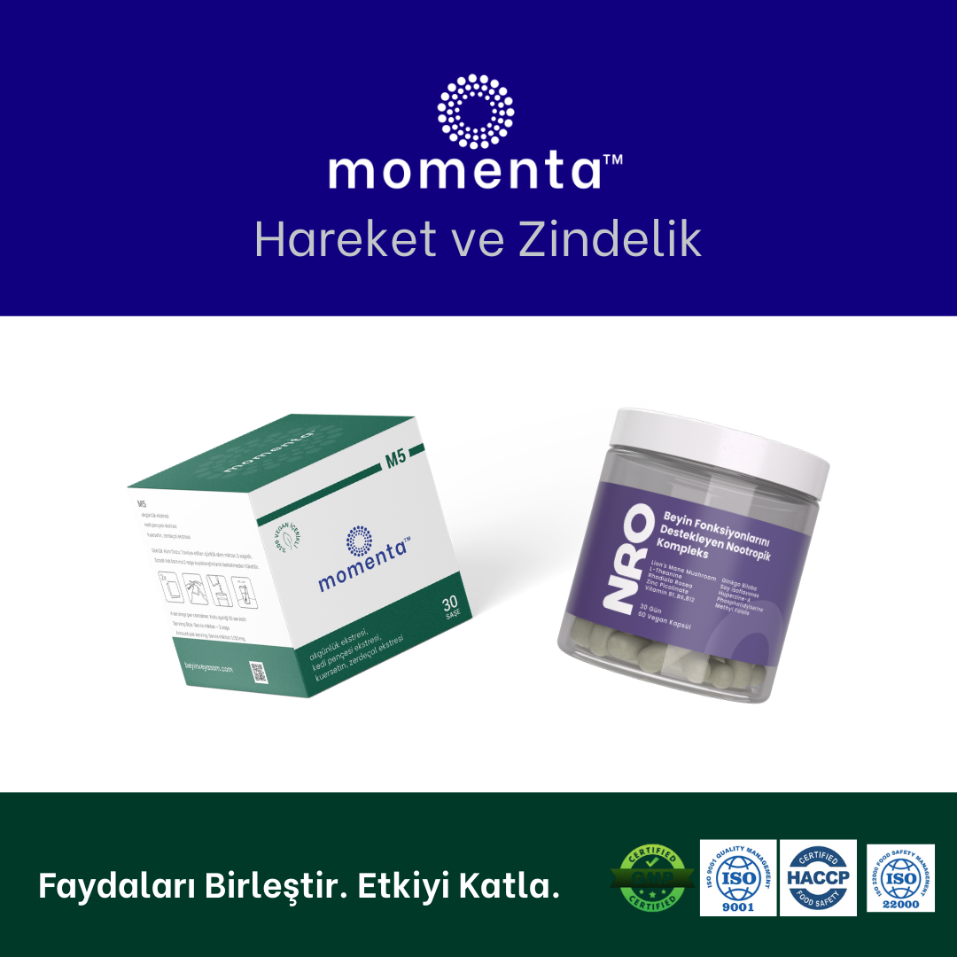 Hareket ve Zindelik Paketi︱Bedensel Denge ve Zihinsel Netlik İçin Bitki Bazlı Destek ile Nootropik Odak Altyapısını Bir Araya Getiren Kombinasyon.