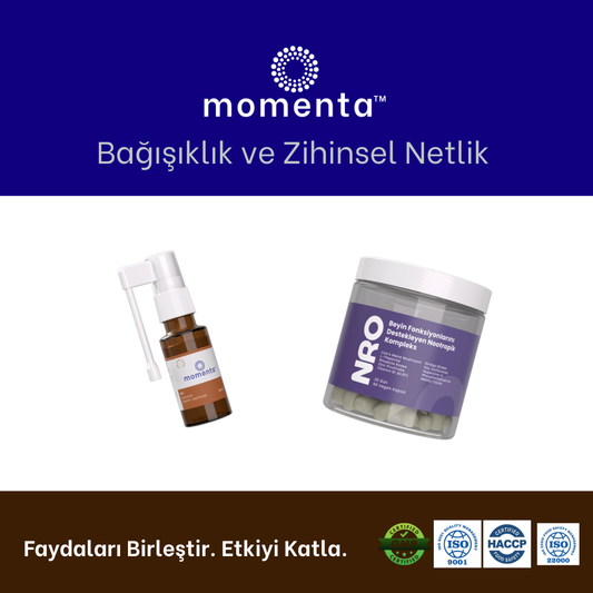 Bağışıklık ve Zihinsel Netlik Paketi ︱ Zihinsel Berraklık ve Sürdürülebilir Odak İçin Bitki Bazlı Destek ile Nootropik Altyapıyı Bir Araya Getiren Kombinasyon.